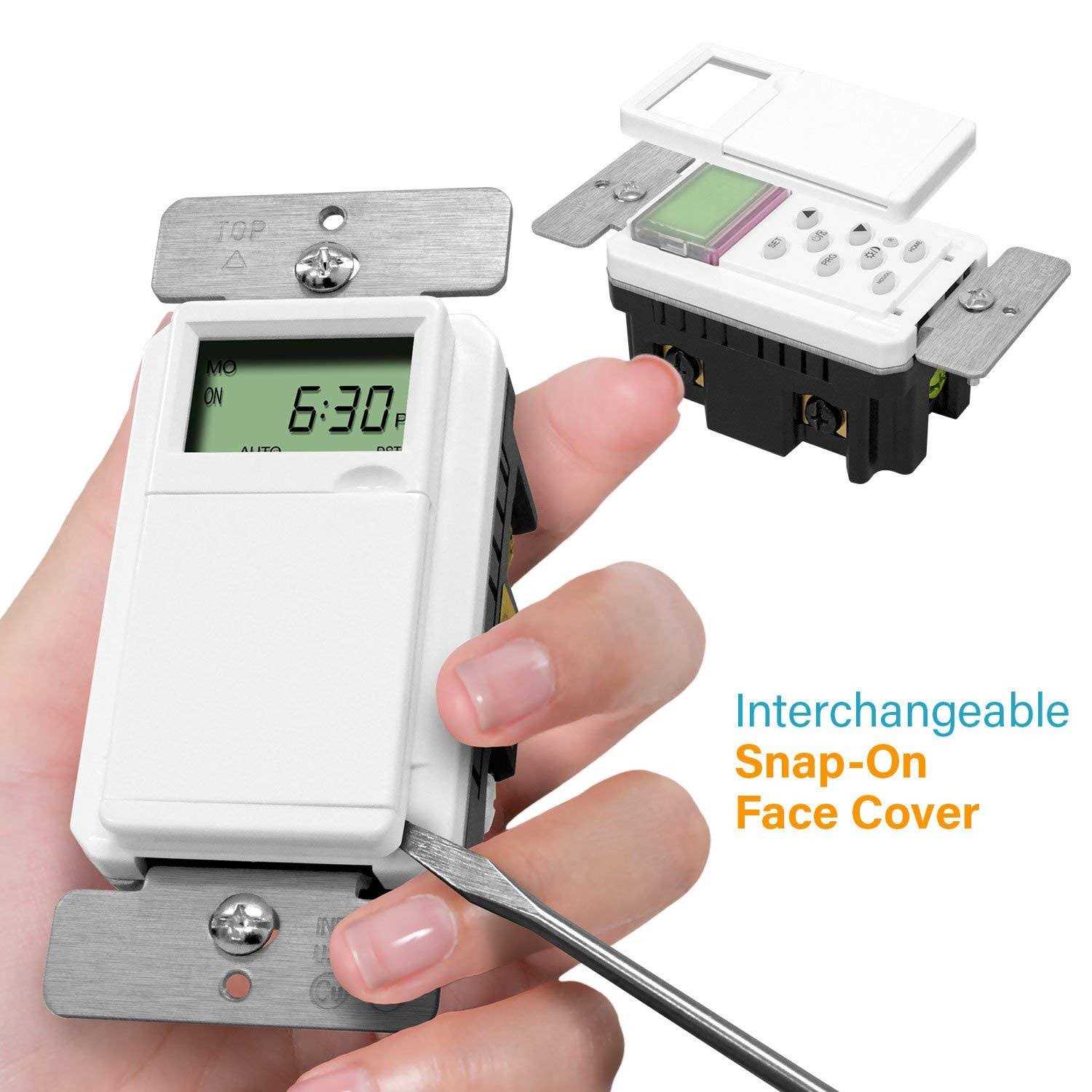 TOPGREENER Digital Astronomic Timer Switch, 7-Day Programmable Sunrise Sunset, Single Pole or 3-Way - Image 4