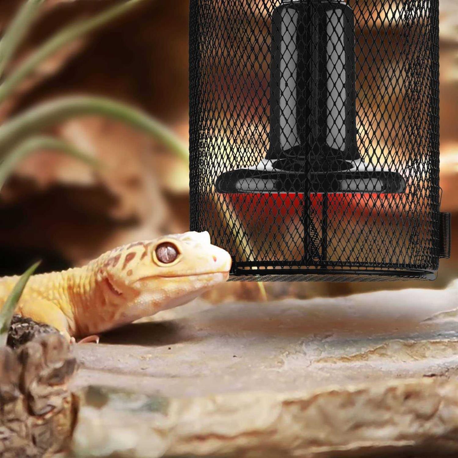 Simple Deluxe 2-Pack Reptile Heater Guard Heat Protector Anti-Scald Cover Mesh Cage - Image 3