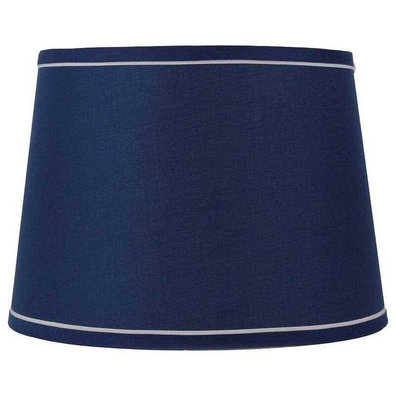 Urbanest French Drum with White Trim Lampshade