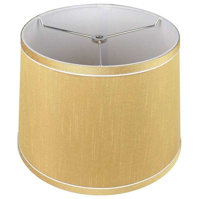 Urbanest French Drum with White Trim Lampshade - Image 2