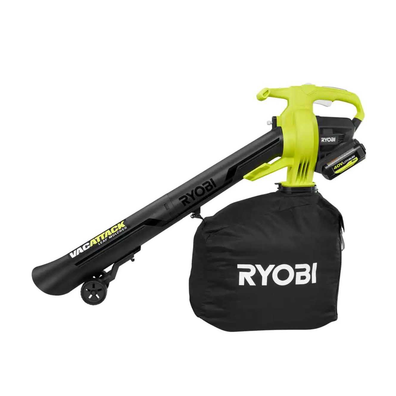 RYOBI 40V Vac Attack Cordless Battery Leaf Vacuum/Mulcher - Image 2