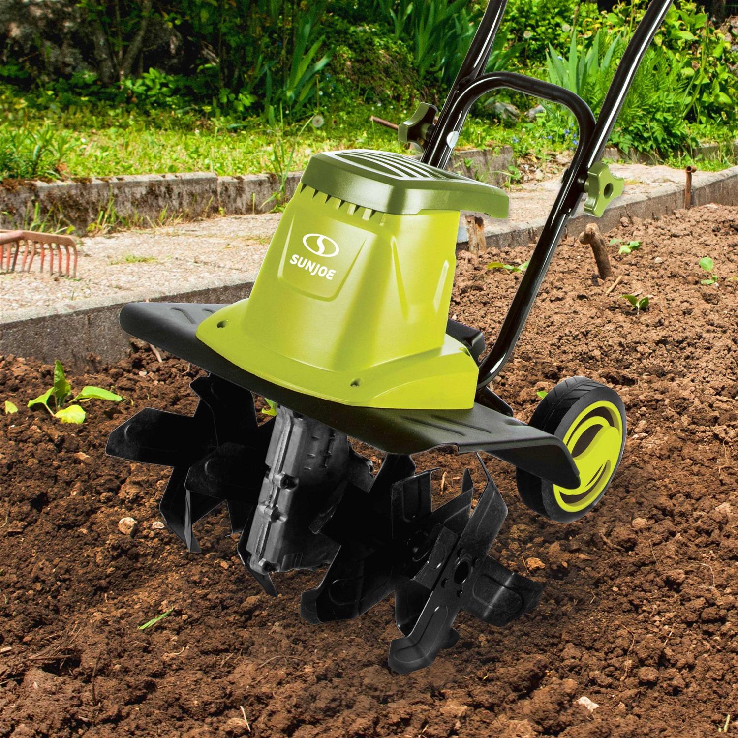 Sun Joe TJ603E 16 12 Amp Electric Garden Tiller Cultivator - Image 5