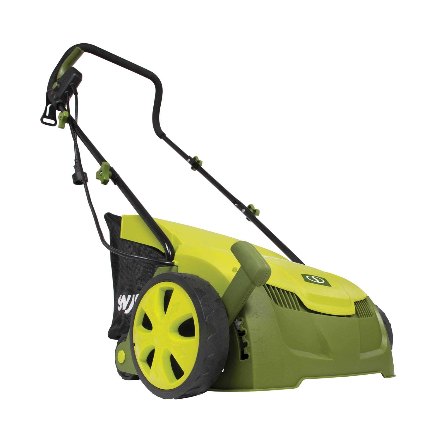 Sun Joe AJ801E Electric Lawn Dethatcher w/ Collection Bag - Image 5