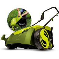 Sun Joe AJ801E Electric Lawn Dethatcher w/ Collection Bag