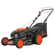 YARDMAX 22 in. 201 cc SELECT PACE 6 Speed CVT High Wheel RWD 3-in-1 Gas Walk Behind Self Propelled Lawn Mower
