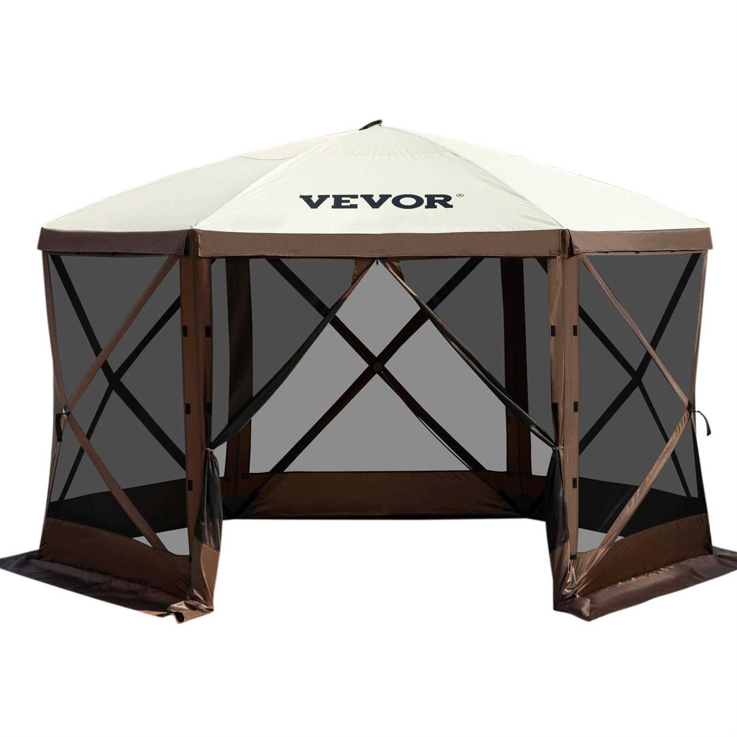VEVOR Camping Gazebo Tent 6 Pop-up Canopy Screen Tent - Image 5