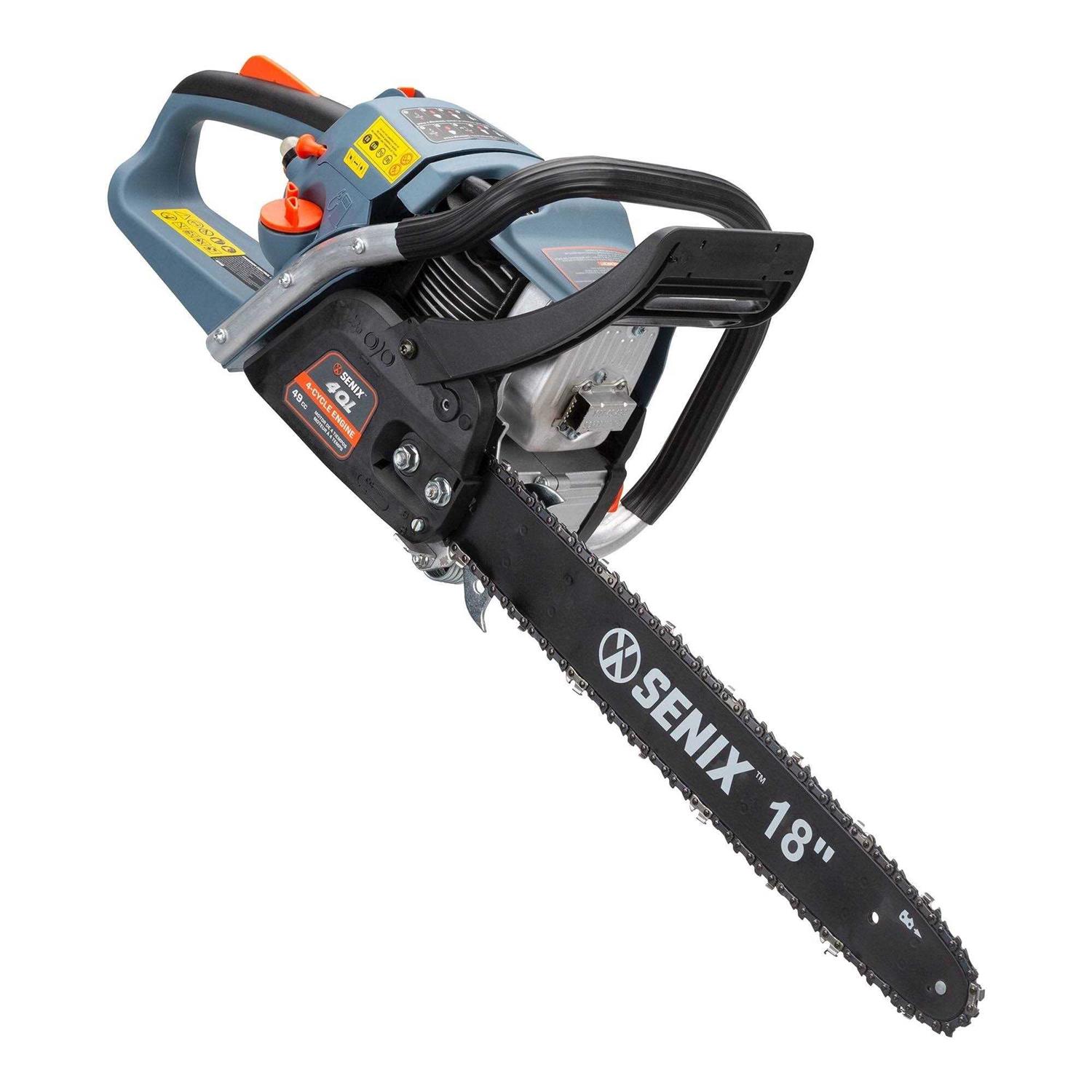 Senix 4QL 49-cc 4-Cycle 18-In Gas Chainsaw