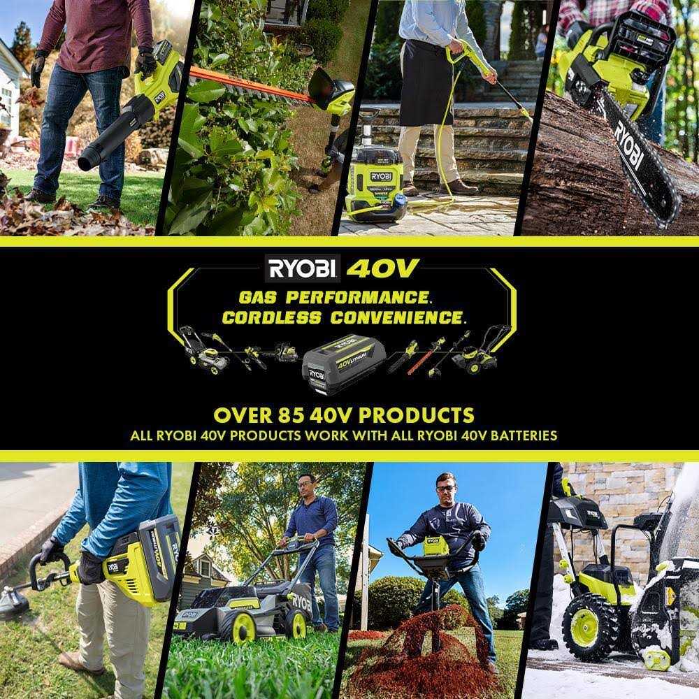 RYOBI 40V HP Brushless Whisper Series 165 MPH 730 CFM Cordless Battery Backpack Blower with 6.0 Ah Batteries and Charger - Image 3