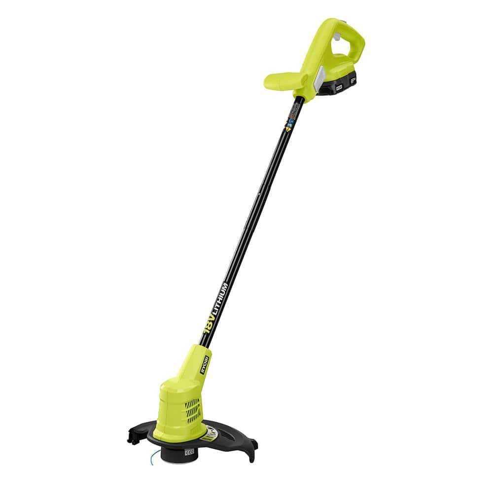 RYOBI ONE+ 18V Cordless Battery String Trimmer/Edger, Hedge Trimmer, Blower w/ 2.0 Ah Batteries and Charger - Image 3