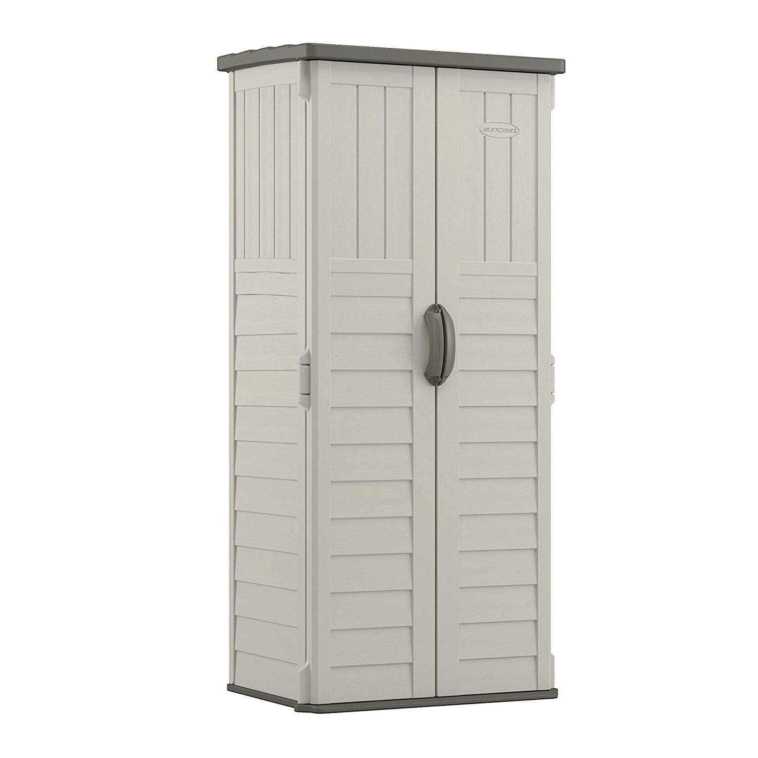 Suncast Resin Versatile Vertical Storage Shed Building - Image 4