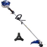 Wild Badger Power Badger 26cc Full Crank Gas 2-Cycle 2-in-1 Straight Shaft Grass Trimmer