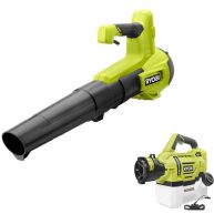 RYOBI ONE+ 18V 100 MPH 325 CFM Cordless Battery Variable Speed Jet Fan Leaf Blower w Leaf