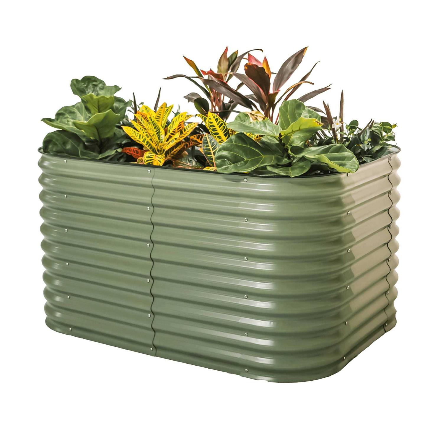 Vego Garden Vego Tall 1 Modular Metal Raised Garden Bed Kit