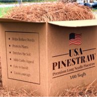 USA Pinestraw Premium Pine Straw Mulch B07LDVP4VN