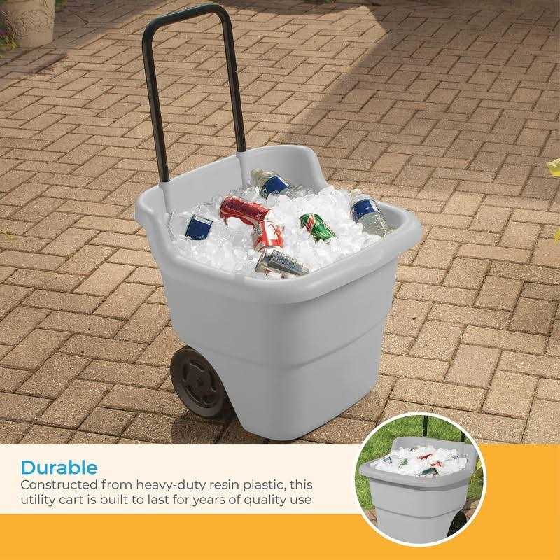 Suncast 15 Gallon Lawn Cart - Image 2