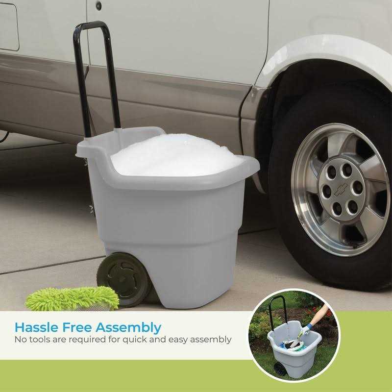 Suncast 15 Gallon Lawn Cart - Image 4