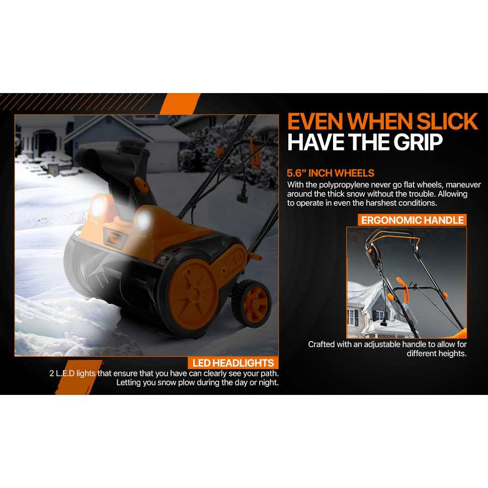 SuperHandy Electric Snow Thrower TRI-GUT110 - Image 5