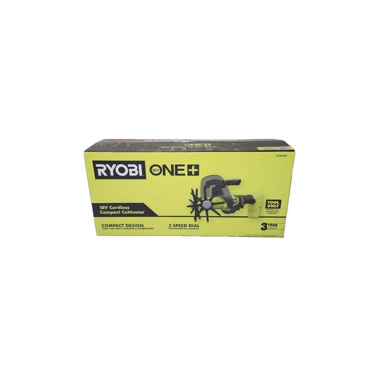 RYOBI ONE+ 18V Cordless Compact Battery Cultivator - Image 2