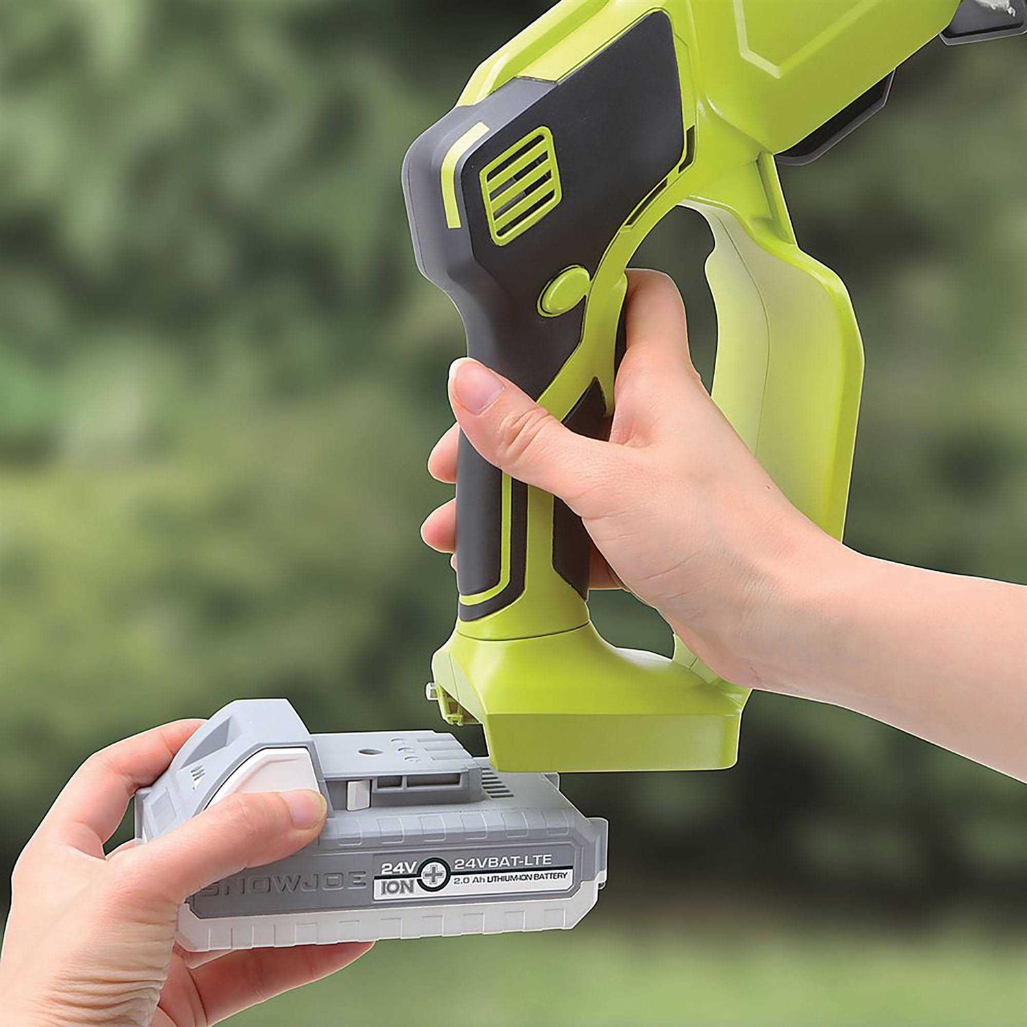 Sun Joe 24 Volt iON+ Cordless Mini Chainsaw 24V-HCS-LTE-P1 - Image 2