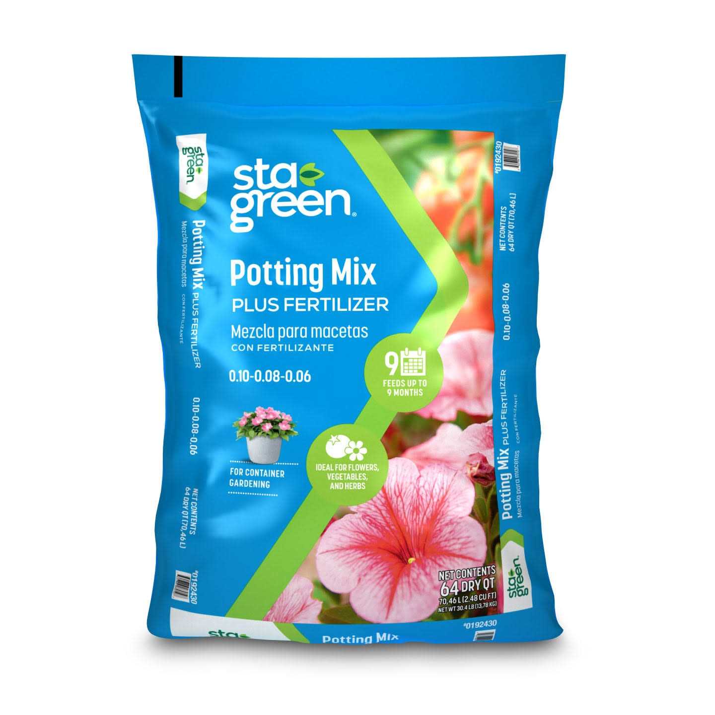 Sta-Green 64-Quart All-purpose Potting Soil Mix 192430