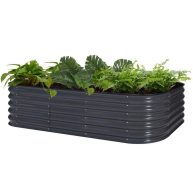VEIKOUS 9-in-1 Modular Metal Raised Garden Bed Kit
