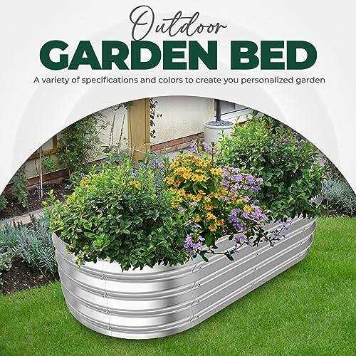 Utopia Home Galvanized Raised Garden Bed 2ft Planter Boxes Outdoor with Easy Assembly - Image 3