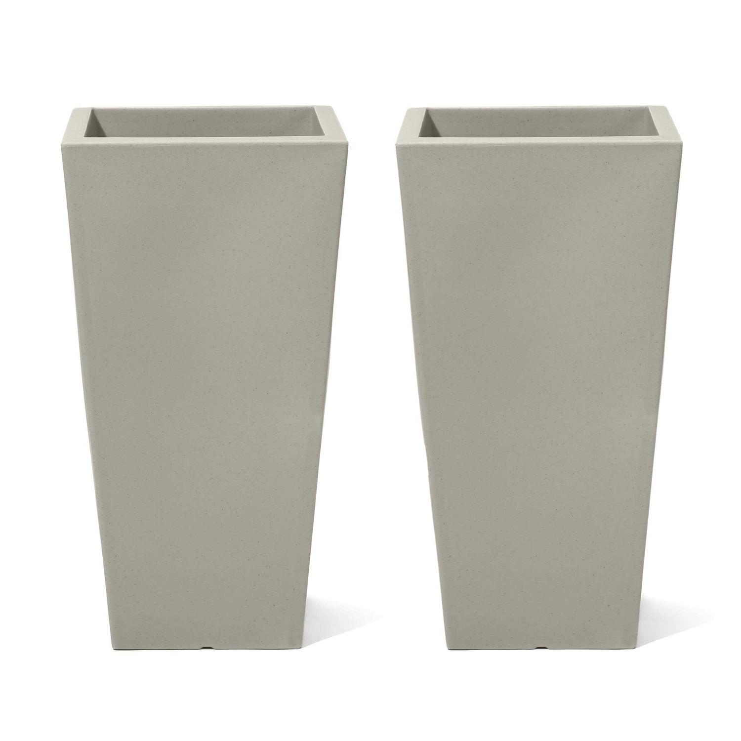 Step2 Tremont Square Self-Watering Plastic Pot Planter Step2