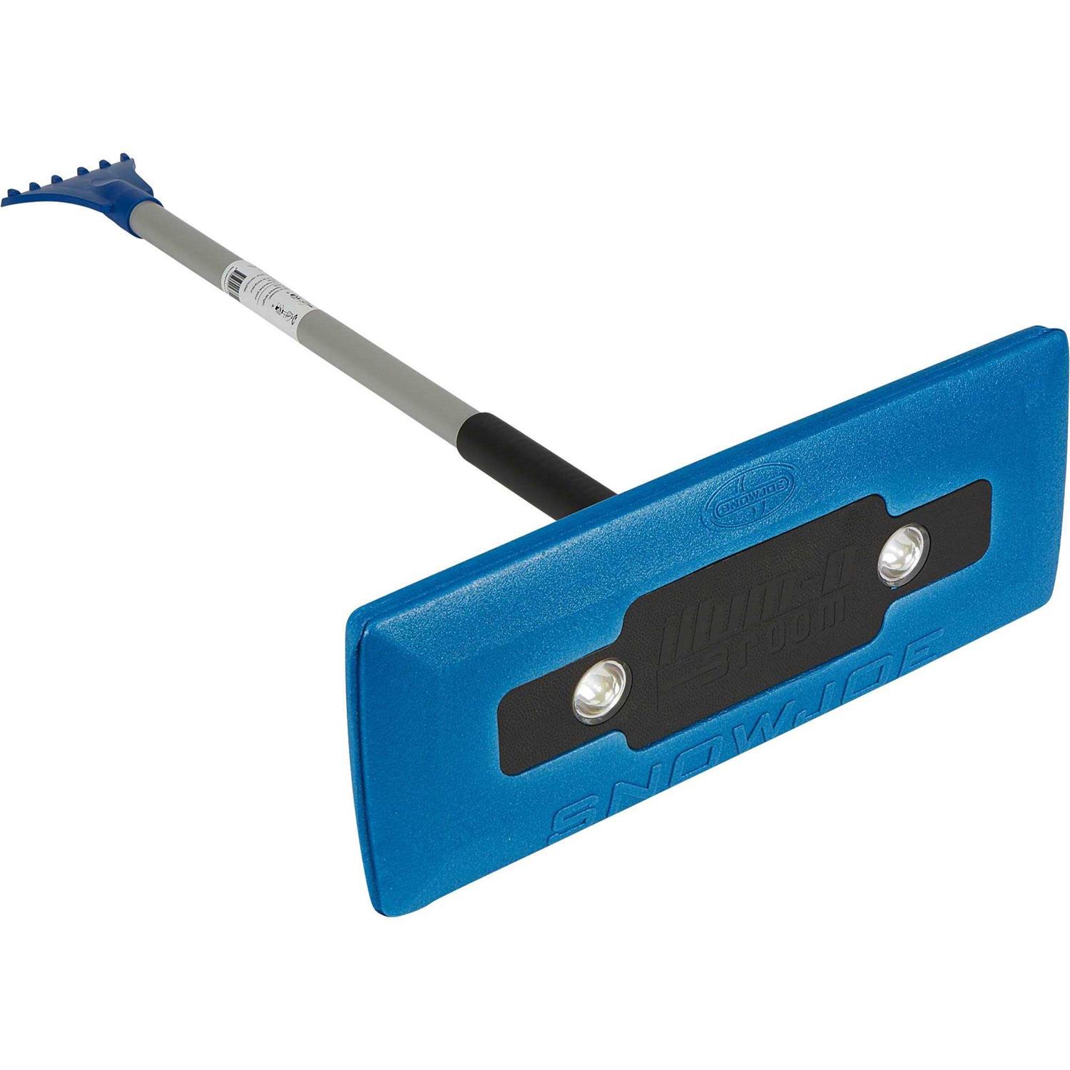 Snow Joe 4-in-1 Telescoping Snow Broom + Ice Scraper