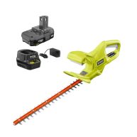 RYOBI ONE+ 18V 18 in. Cordless Battery Hedge Trimmer with 1.5 Ah Battery and Charger