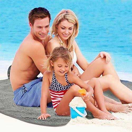 Tirrinia Waterproof Outdoor Blanket with Sherpa Lining Windproof Triple Layers Warm Comfy Foldable for Camping Stadium - Image 3