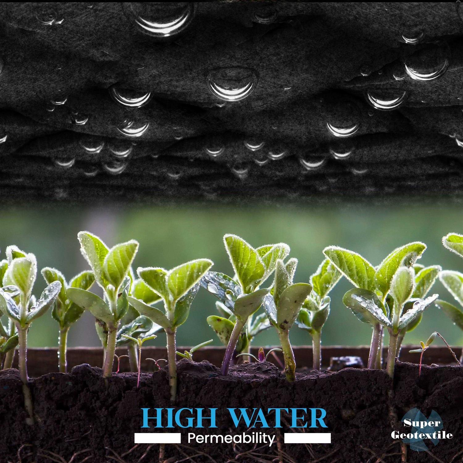 Super Geotextile 4 6, 8 Oz Non Woven Fabric For Landscaping - Image 2