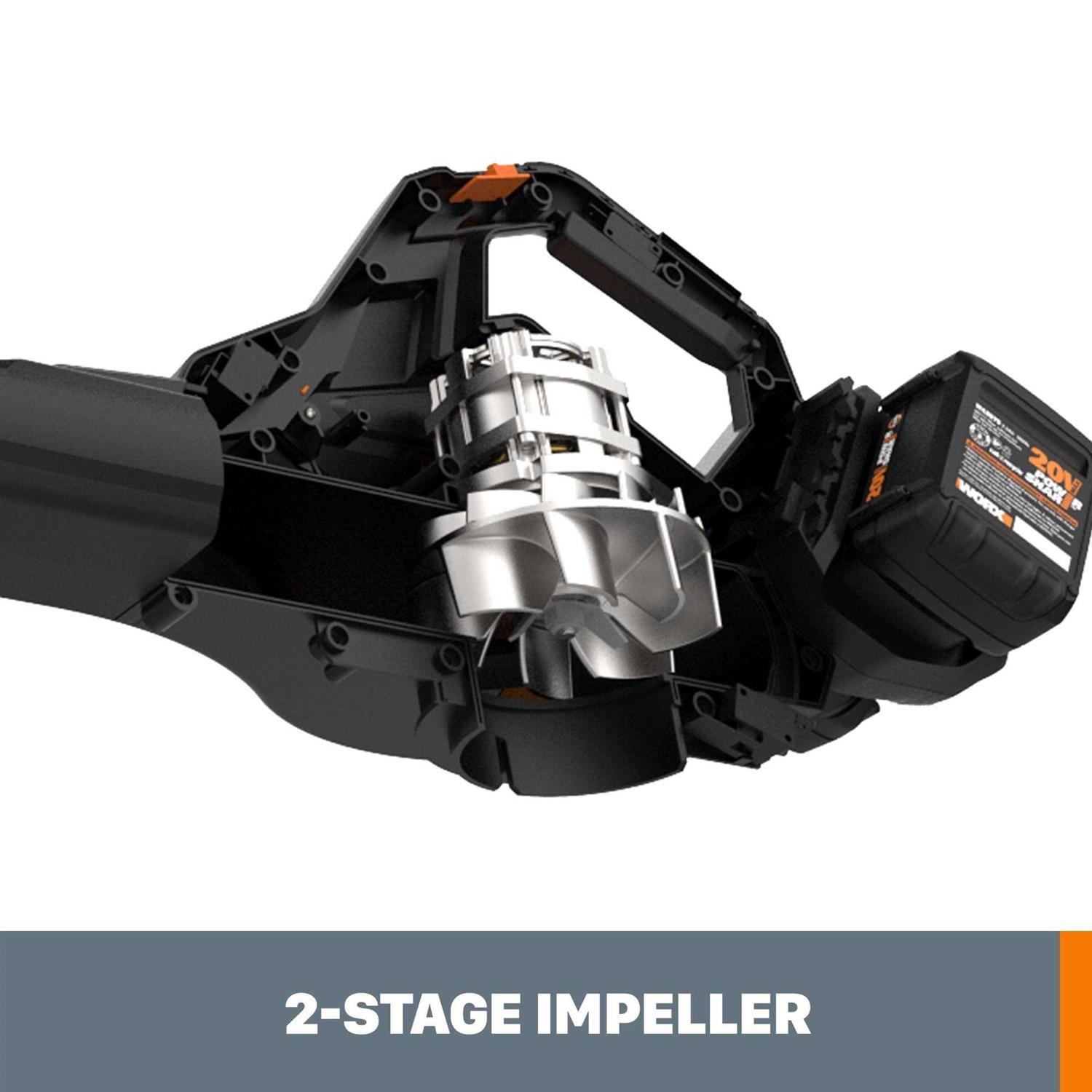 Worx 40V 4.0Ah Cordless Leaf Blower/Vac/Mulcher - Image 5