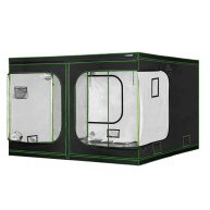 VIVOSUN Mylar Hydroponic Grow Tent with Observation Window and Floor Tray for Indoor Plant Growing