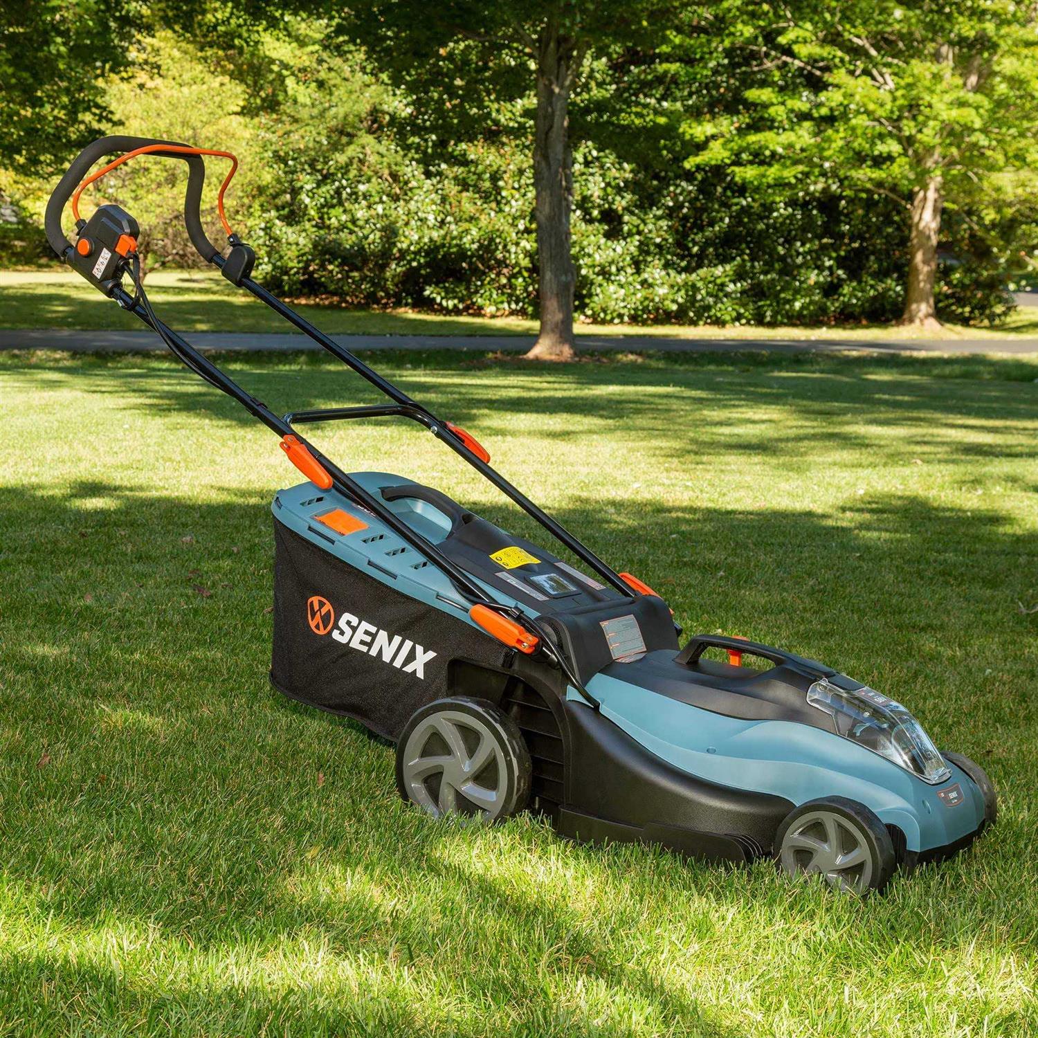 Senix 58V Max* 17-Inch Cordless Brushless Lawn Mower, 2.5Ah Lithium-Ion Battery and Charger Included LPPX5-M - Image 2
