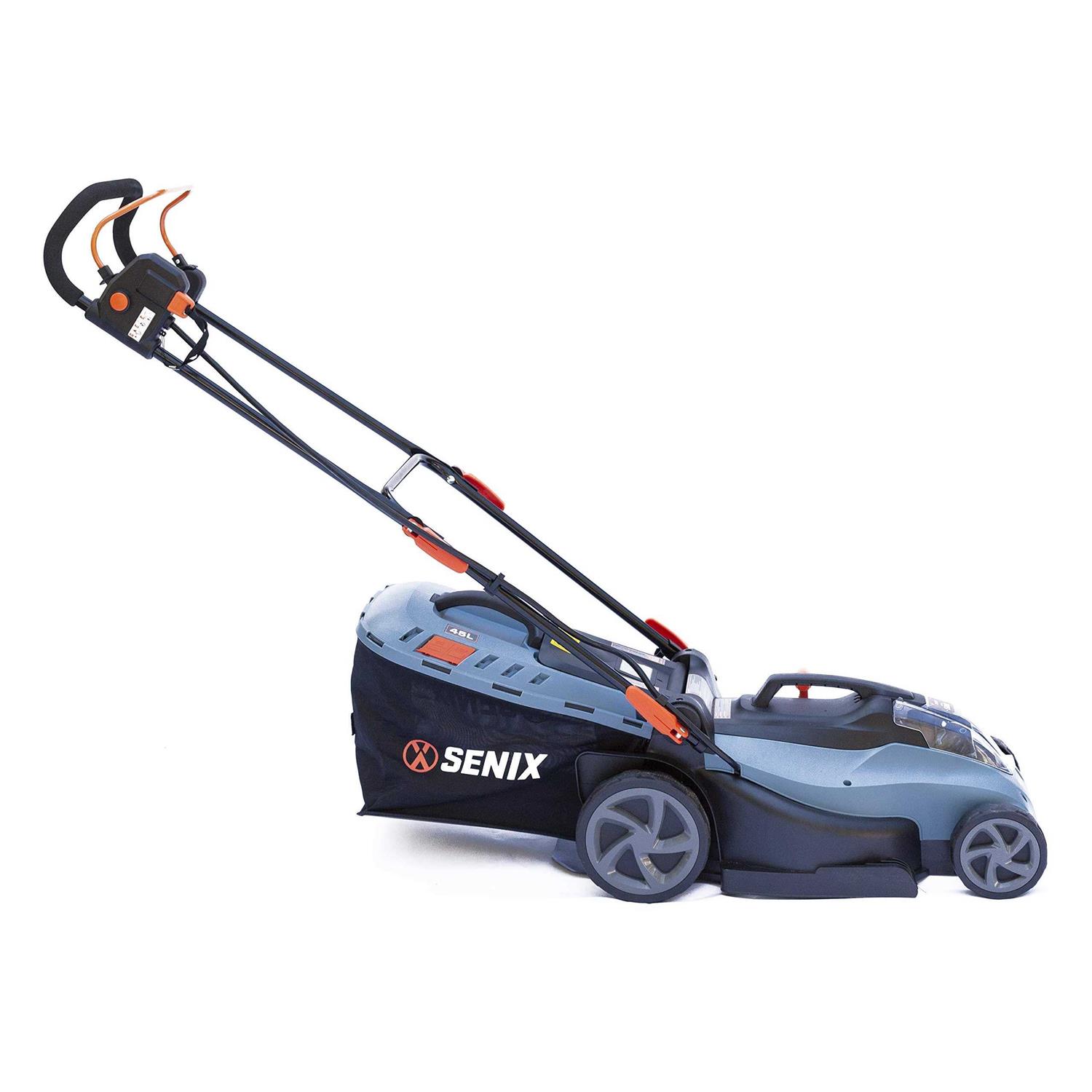 Senix 58V Max* 17-Inch Cordless Brushless Lawn Mower, 2.5Ah Lithium-Ion Battery and Charger Included LPPX5-M - Image 4