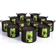 Utopia Home Fabric Grow Bags Heavy Duty Thickened Fabric Planters Pots