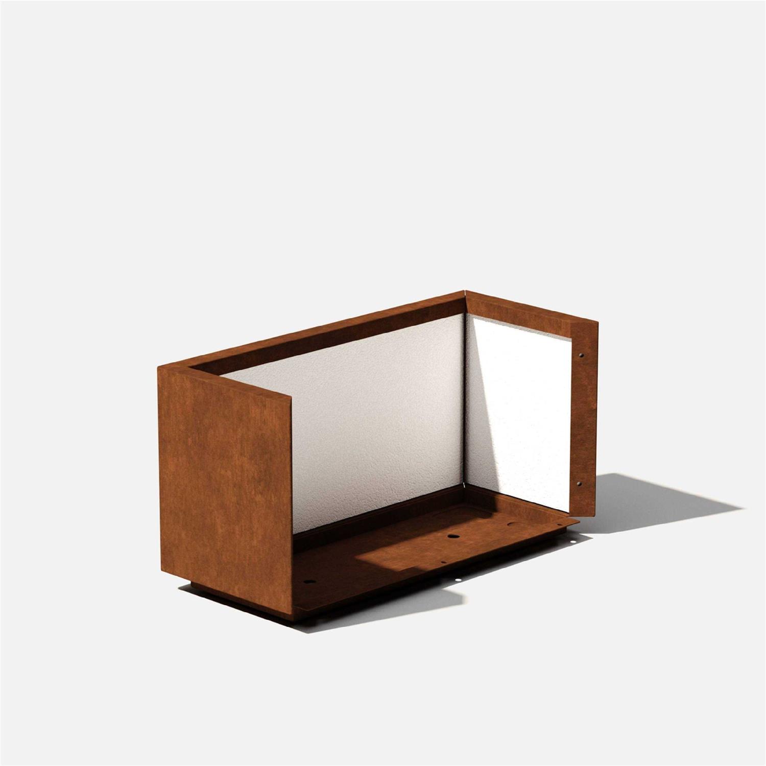 Veradek Corten Steel Long Box Planter - Image 5