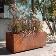 Veradek Corten Steel Long Box Planter