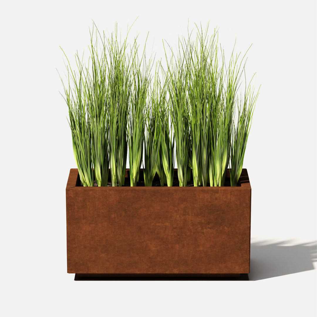 Veradek Corten Steel Long Box Planter - Image 5