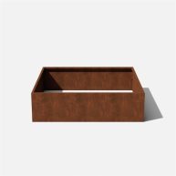 Veradek 4 ft Corten Steel Garden Bed