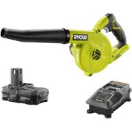 Ryobi ONE+ 18V Cordless Compact Workshop Blower with 2.0 Ah Battery and Charger