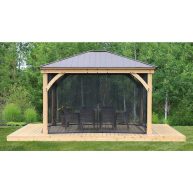 Yardistry Meridian Gazebo Mosquito Mesh Kit