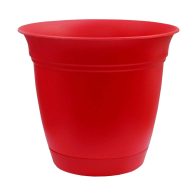 The HC Companies Eclipse Round Indoor/Outdoor Plastic Flower Pot Planter