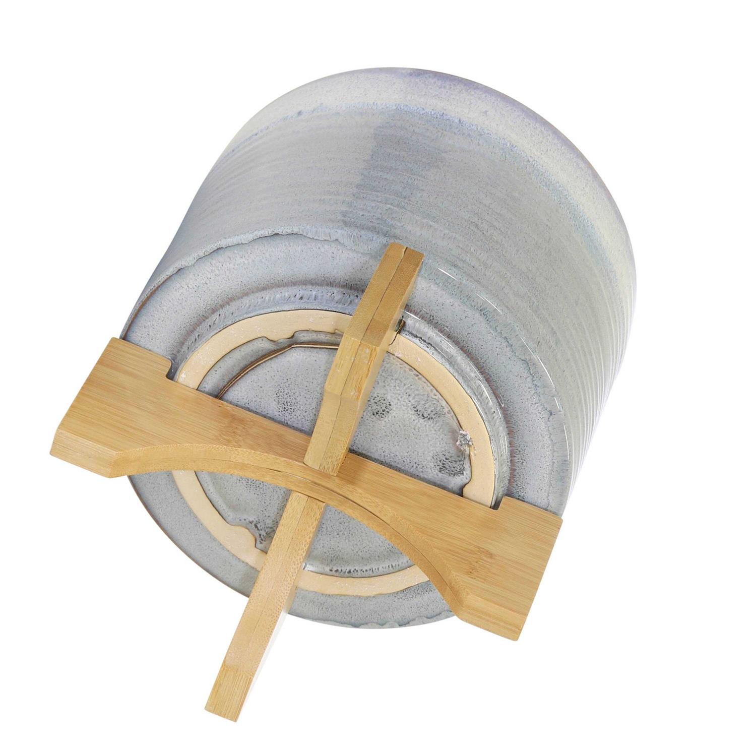 Sagebrook Home Ceramic 8 Planter On Stand - Image 2