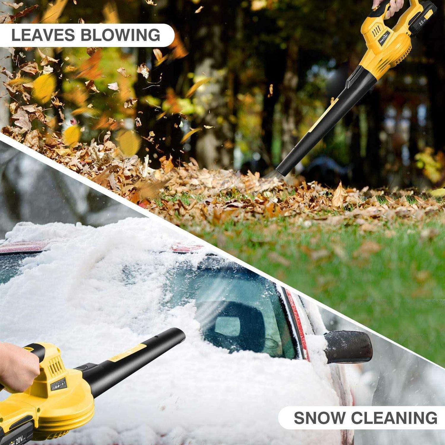 SnapFresh Leaf Blower -20V Cordless Leaf Blower with Battery & Charger - Image 3
