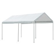 ShelterLogic 19.5-ft x 10-ft Rectangle White Party Canopy 26019