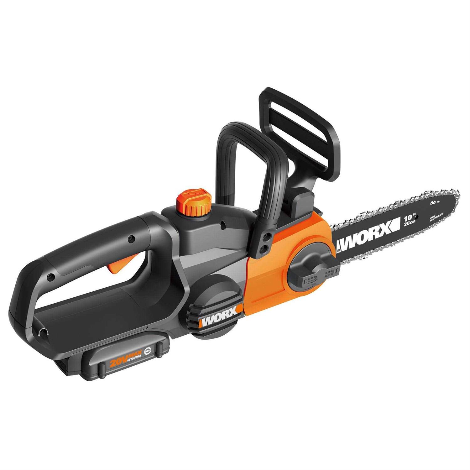 Worx 20V 10 Cordless Pole/Chain Saw with Auto-Tension - Image 3