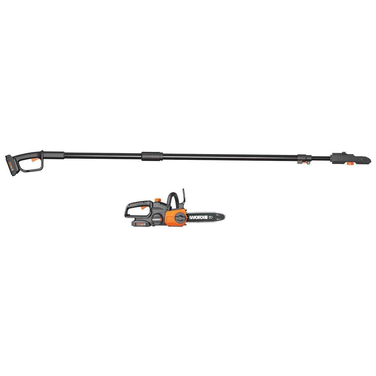 Worx 20V 10 Cordless Pole/Chain Saw with Auto-Tension - Image 5