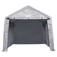 VEVOR Portable Shed Outdoor Storage Shelter 8 x 14 x 7.6 ft Heavy Duty All-Season Instant Storage Tent Tarp Sheds with Roll-up Zipper Door and