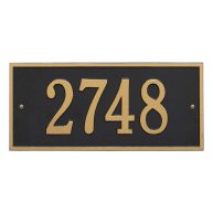 Whitehall Hartford Wall One Line Address Plaque